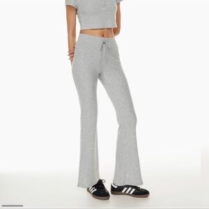 Sunday Best Gray Ribbed Pants